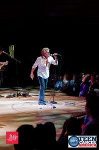Roger Daltrey of the The Who performing for a fundraiser for TCA