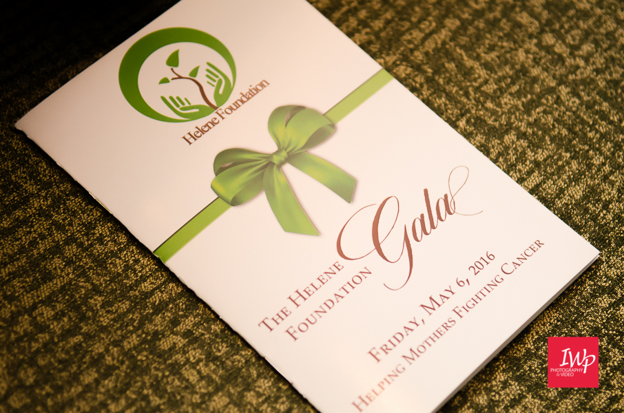 A beautifully made program for The Helene Foundation Gala 2016